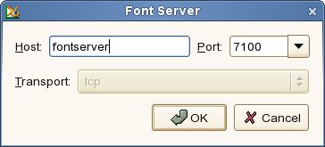 Xconfig - Font Server Xconfig - Font Server