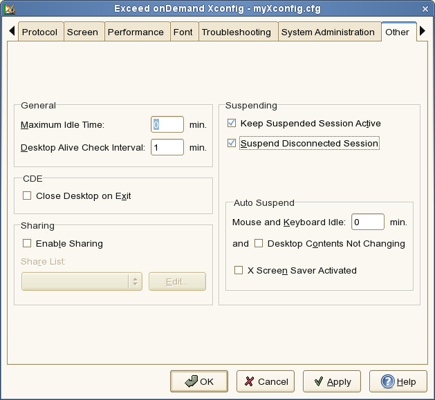 Xconfig - Other Xconfig - Other