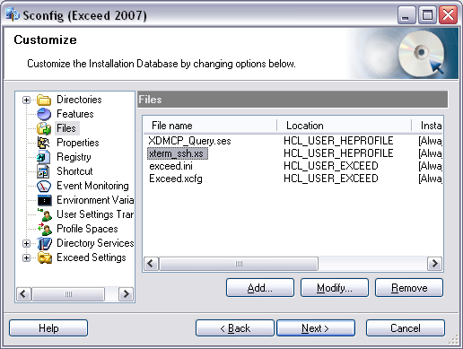 Sconfig
