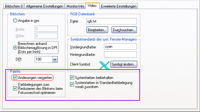 Xconfig: Video