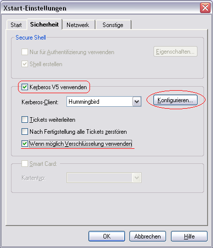 Xstart: Kerberos Xstart: Kerberos
